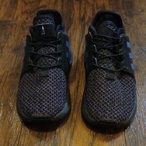 Adidas Black and Blue Sneakers